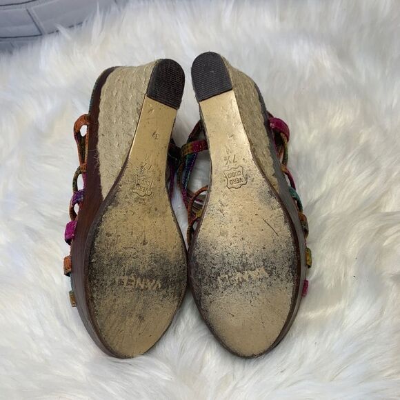 Vaneli Strappy Rainbow Reptile Sandals Size 7.5 - Picture 7 of 7